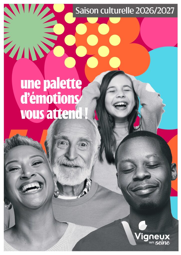 Couverture de la brochure de la saison culturelle 2026-2027